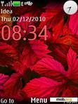 Download mobile theme Red Leafage