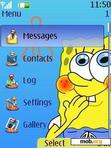 Download mobile theme Spongebob Clock