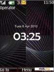 Download mobile theme Lining Swf Clock