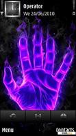 Скачать тему Absolutely Purple Hand