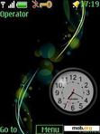 Download mobile theme Abstract Clock