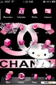 Download mobile theme Chanel Hello Kitty