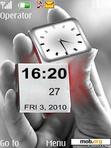 Download mobile theme Hand clock