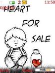 Скачать тему Heart for sale