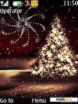 Download mobile theme animated golden xmas