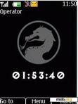 Download mobile theme Dragon Clock