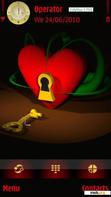 Download mobile theme heart and key