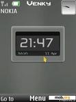 Скачать тему new version clock