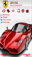 Download mobile theme Red ferrari