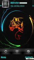 Download mobile theme neon tiger