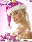 Download mobile theme Christmas Girl