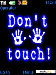 Download mobile theme DonT TouCh