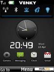 Download mobile theme HTC android clock