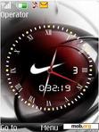 Download mobile theme Nike Dual clock