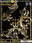 Download mobile theme ALLAH MUHAMMED islamic theme