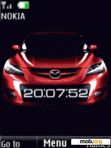 Download mobile theme Swf mazda clock animated