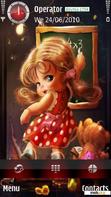 Download mobile theme little girl