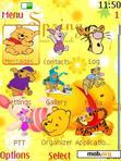 Download mobile theme pooh clock