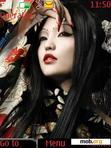 Download mobile theme Beautiful Geisha