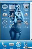 Download mobile theme Sensual blue