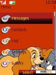 Download mobile theme lady n the tramp Clock