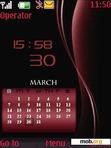 Download mobile theme Clock Wit calendar