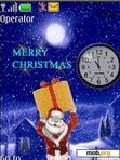 Download mobile theme Christmas Clock