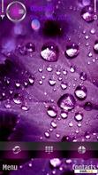 Скачать тему purple drops