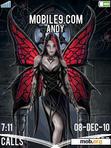 Download mobile theme Angels Animated