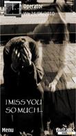 Download mobile theme MISS YOU