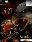 Download mobile theme Eagle Dual Clock With New Icons