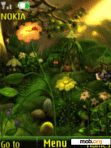 Download mobile theme Fantastic forest animated