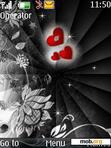 Download mobile theme Abstract Love Hearts