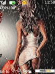 Download mobile theme Rain Girl