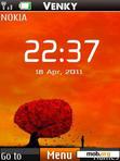 Download mobile theme nature clock