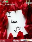 Download mobile theme I Love You