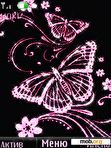 Download mobile theme Butterfly animated