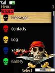 Download mobile theme Pirate Skull CLK