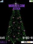 Download mobile theme purply christmas