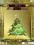 Download mobile theme goldeny green festive