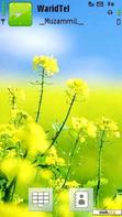 Download mobile theme Yellow Green Flowers