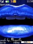 Download mobile theme Blue Lips By ACAPELLA