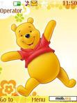 Download mobile theme Yellow pooh