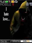 Скачать тему Hate love