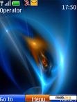 Download mobile theme Blue Orange Art