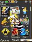 Download mobile theme The Simpsons