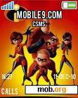 Download mobile theme The Incredibles