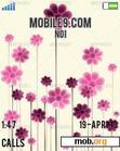 Download mobile theme purpleFlowers