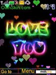 Download mobile theme love you