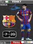 Download mobile theme Messi clock